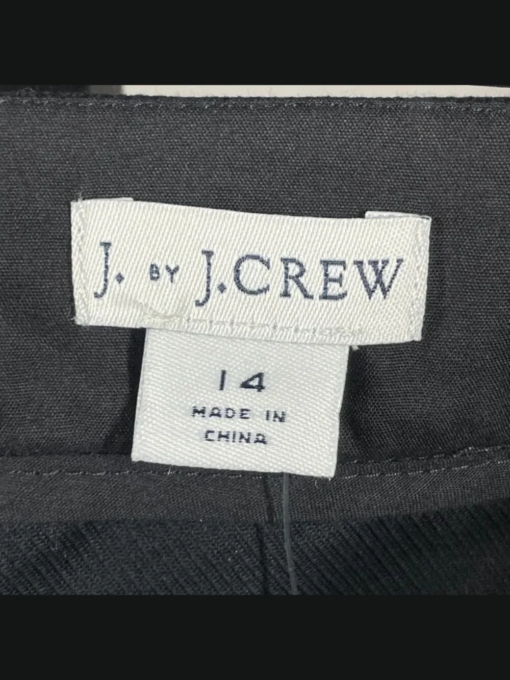 NEW J Crew Skirt Womens 14 black pencil straight preppy classic corp